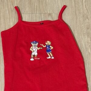 Stylish Red University of Arizona Tank Top